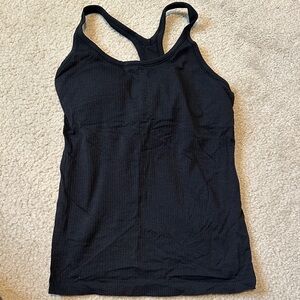 Women's Black Tank Top Lululemon Ebb Street Top B/C